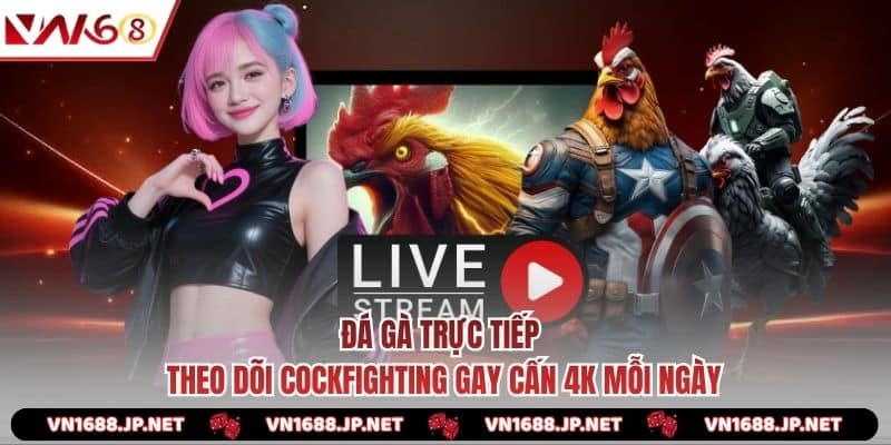 Đá Gà Trực Tiếp - Theo Dõi Cockfighting Gay Cấn 4K Mỗi Ngày